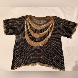 Women’s Shear beaded top